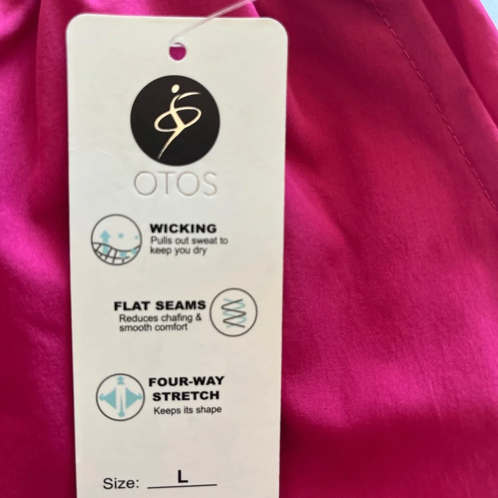 PANTS Cargo NEW TAGS Active wicking elastic stretch Size Large fuchsia hot pink